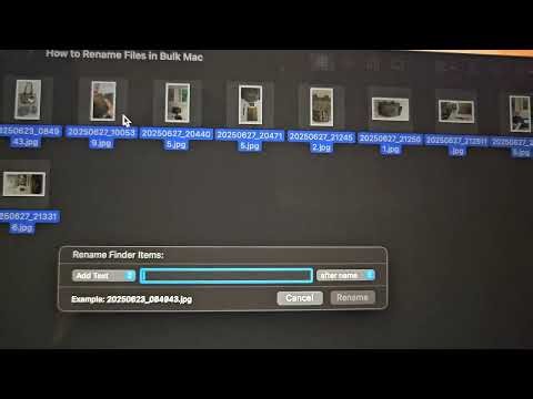How to Rename Files in Bulk Mac