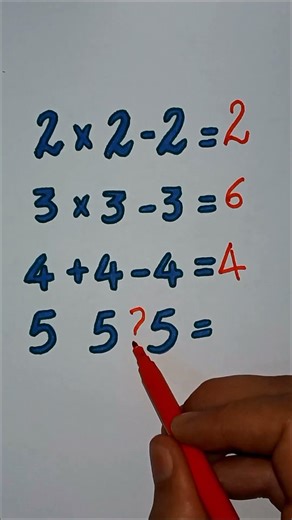 can you solve this? math challenges