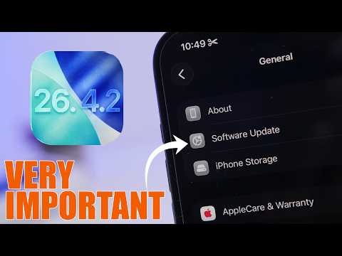 iOS 26.4.2 Releasing - Why You MUST Update !