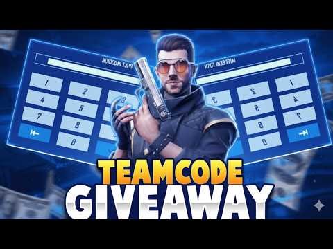 FREE FIRE LIVE CUSTOM ROOM GIVEAWAY | FF LIVE TEAM CODE GIVEAWAY | FF LIVE CUSTOM ROOM GIVEAWAY FF