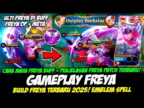 CARA MAIN FREYA BUFF❗TIPS FREYA TERKUAT + DAMAGE SAKIT❗BUILD FREYA TERBARU❗GAMEPLAY FREYA SEASON 39