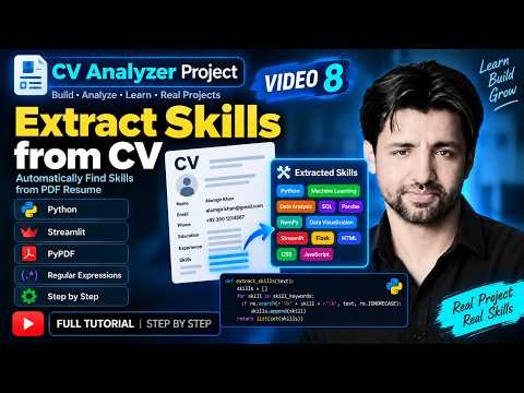 Video 8 CV Analyzer Extract Skills from CV