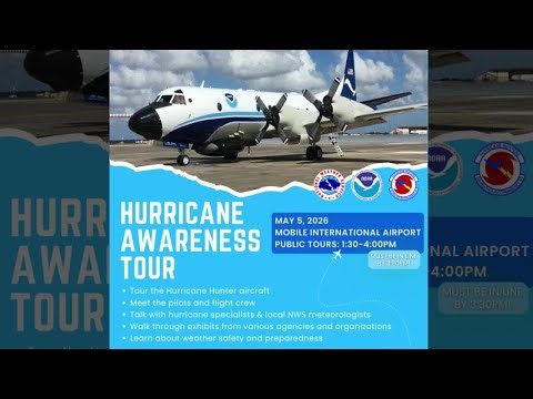 Hurricane Hunters headed to Mobile: What to know before the Hurricane Awareness Tour