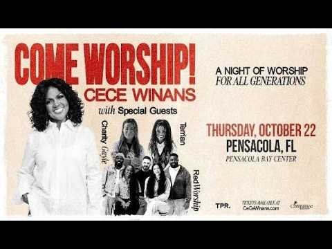 LIVE: CeCe Winans — COME WORSHIP! Tour | Pensacola, Florida | October 22, 2026