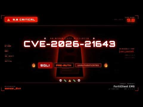 CVE-2026-21643: Critical SQL Injection (9.1) Exploit