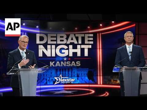 Roger Marshall and Adam Hamilton face off on fuel prices and AI during Kansas Senate debate