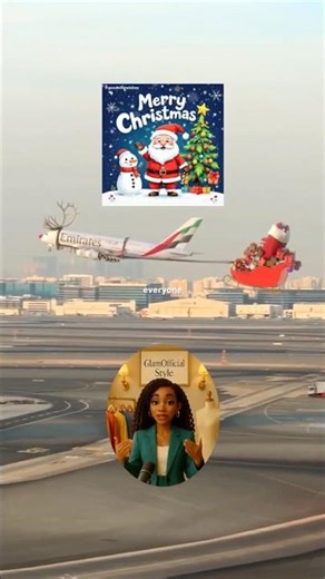 Airline Brings #Christmas Magic Onboard 🎄✈️ #shorts