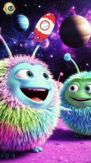 ALIEN DANCE! 👽🚀 Fun Space Song for Kids | Zoom Zoom Rocket #shorts #cutemonsters #happymusic