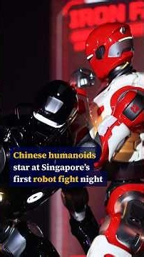 Chinese humanoids star at Singapore’s first robot fight night