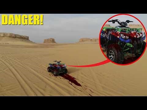 if you see BLOOD on an ATV in the desert, RUN! (it's not safe)