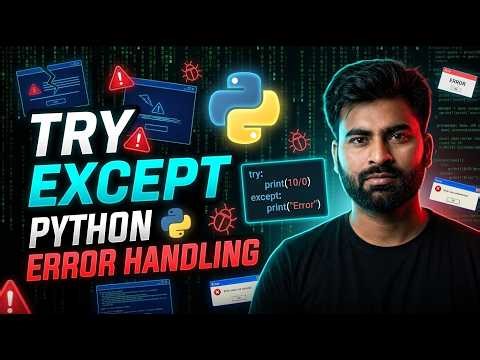 Exception Handling in Python | Data Science Lecture 10 by ‪@techlearningwithRajat‬