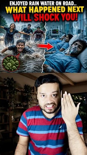 DANGEROUS Cost of Playing in Rain Water On Road! See What Happened in Mumbai #shorts
