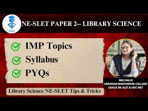 NE-SLET Library Sc. Paper 2 | Syllabus Analysis & IMP Topics 2026 | CUT OFF Marks ‼️