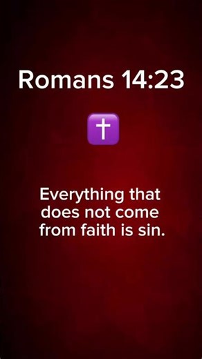 Romans 14:23 #bible #jesus #walkinspiritoftheholyspirit