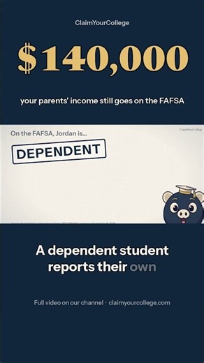 Parents Won't Pay for College? The FAFSA Still Wants Their Income