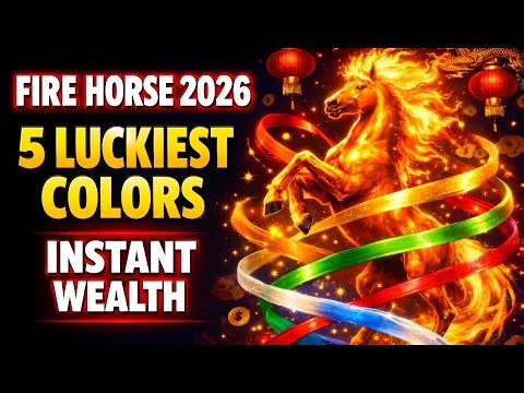 🔥5 Colors You MUST Wear for Wealth & Luck in 2026 Chinese Fire Horse Year | Grandmaster Lin