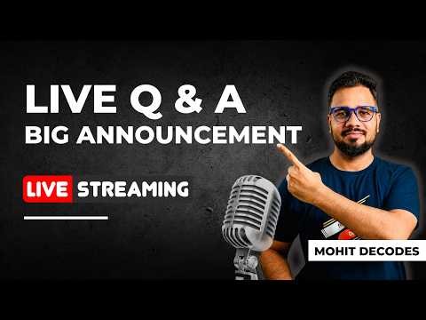 🔴 LIVE Q&A | Roadmap, Projects & Jobs - Frontend and Backend