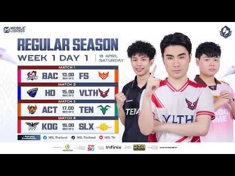 [EN] 🔴 MSL TH Season 1 | Regular Season Week 1 Day 1