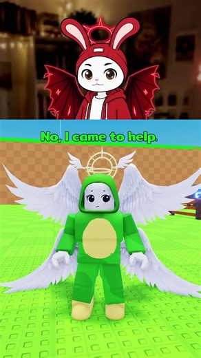 Demon JJ vs Angel Mikey! #roblox