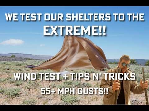 We Test Our Tents To The Extreme! Wind Testing + Tips and Tricks for Camping in High Winds