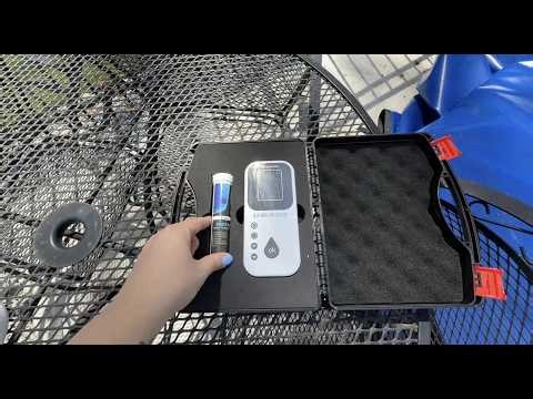 Eagle Ray Digital Pool Water Test Kit by AquaDoc with Digital Water Tester and 30 Pool Test Strips