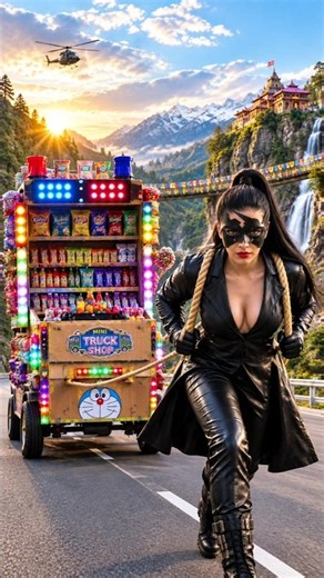 👉 Amazing Mini Truck Shop from Cardboard | Real LED Lights | DIY Craft | #shorts