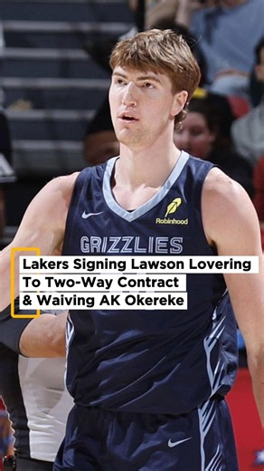 Lakers Signing Lawson Lovering To Two-Way Contract & Waiving AK Okereke