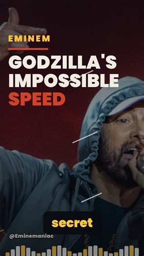 Godzilla's Impossibly Speed #eminem #fyp