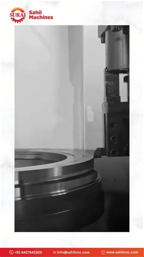 Thread Cutting on CNC VTL 1000 | Synchronized Spindle & Tool Feed | Sahil Machines