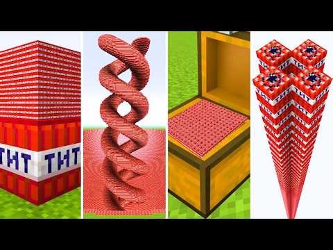 every minecraft tnt experiment in one video
