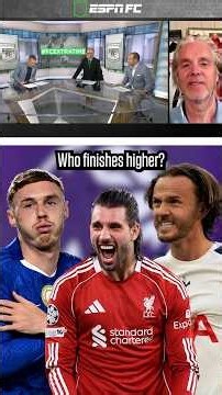 Who finishes HIGHER Chelsea, Liverpool or Tottenham? 🤔