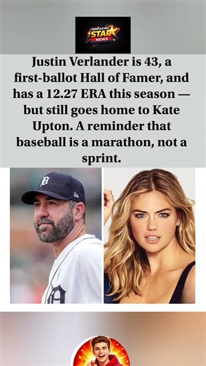 Verlander's ERA is bad, but his life is good 😂⚾