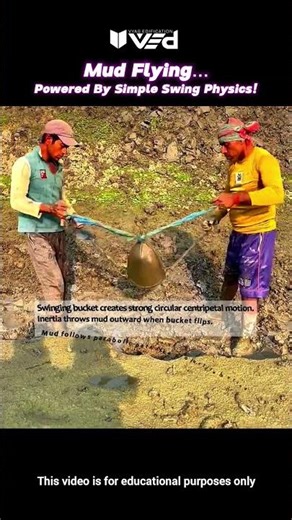 Mud Flying Everywhere… Powered by Swing Physics! #shorts #viral