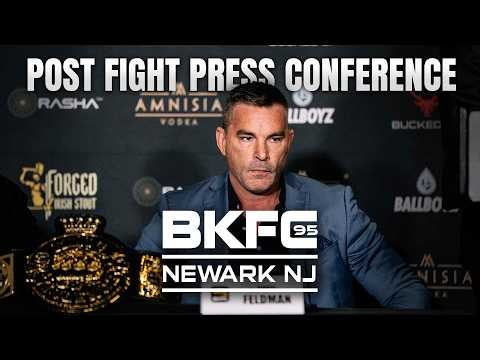 Post-Event Press Conference: BKFC 95 NEWARK | LIVE!