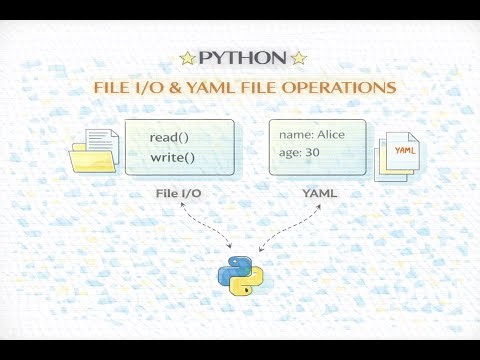 Video - File Input/Output and YAML file handling with Python