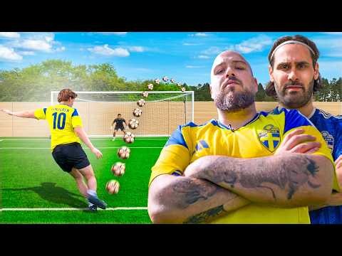 VEM ÄR BÄST PÅ FOTBOLL? *CROSSBAR CHALLENGE*