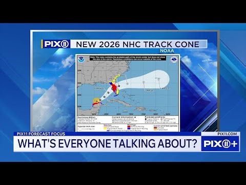 NHC unveils new forecast cone graphics for 2026 hurricane season | PIX11 Forecast Focus