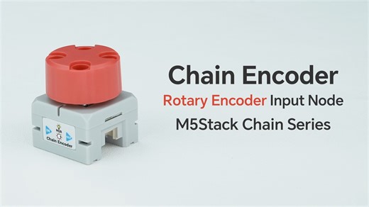 M5Stack on Instagram: "#M5StackNew 🎉 Chain Encoder Released Chain Encoder is a rotary encoder input node in the M5Stack Chain series, integrating an AB rotary encoder, a center push button, and a programmable RGB LED for intuitive HMI and smart home control. ✨Features ✅ M5Stack Chain series, AB rotary encoder ✅ STM32G031G8U6 core controller ✅ Button input, uses UART serial daisy-chain communication protocol ✅ 1 x RGB LED, LEGO-compatible mounting structure ✅ 2 x HY2.0-4P expansion interfaces fo