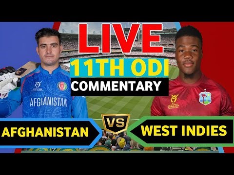 live : 🏏 AFGHANISTAN U19 vs WEST INDIES U19 LIVE | Match 11 Group D | Today Live Score & Commentary