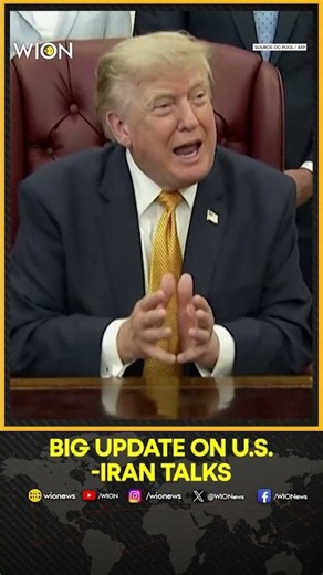 US-Iran War: US President Donald Trump Says Iran Talks Happening 'Right Now' | Shorts