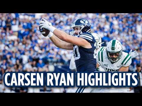 CARSEN RYAN HIGHLIGHTS | BYU FOOTBALL