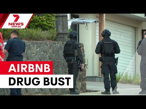 Police hunt syndicate behind $30m Airbnb drug haul | 7NEWS