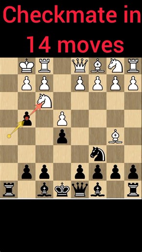 Incredible Checkmate in 14 Moves 😱♟️! #chesstricks ! #chesstraps ! @ChessBaseIndiachannel