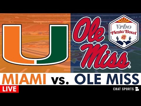 Miami vs. Ole Miss College Football Playoff Live Streaming Scoreboard & Play-By-Play | Fiesta Bowl