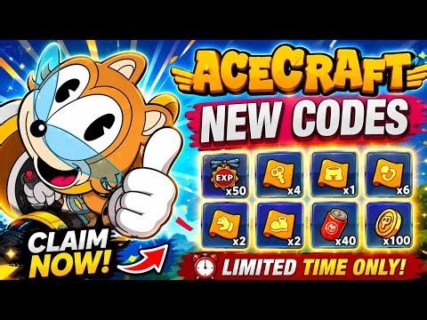 Acecraft Gameplay | Acecraft codes | redeem code | how to redeem guide ✅ Android/iOS 2026!