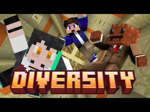 YouTubers CAN'T Survive Minecraft Dropper | Minecraft Diversity Ep. 4
