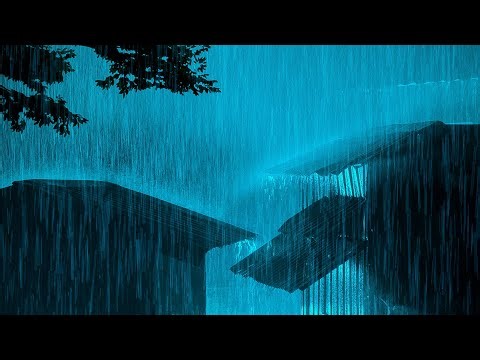 Say Goodbye to Stress and Insomnia with Heavy Rain and Thunder on a Metal Roof for Deep Relaxation