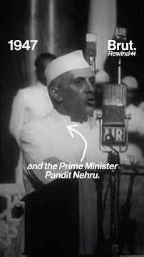 The moment India became Independent
