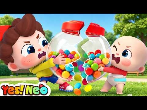 "Sharing" Ice Cream | Courage Song | Good Values for Kids | Nursery Rhyme & Kids Song | Yes! Neo