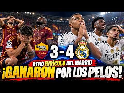 🔴 EN VIVO ⚽ ROMA vs REAL MADRID, LIVE EN ESPAÑOL | UEFA CHAMPIONS LEAGUE 🏆🔥